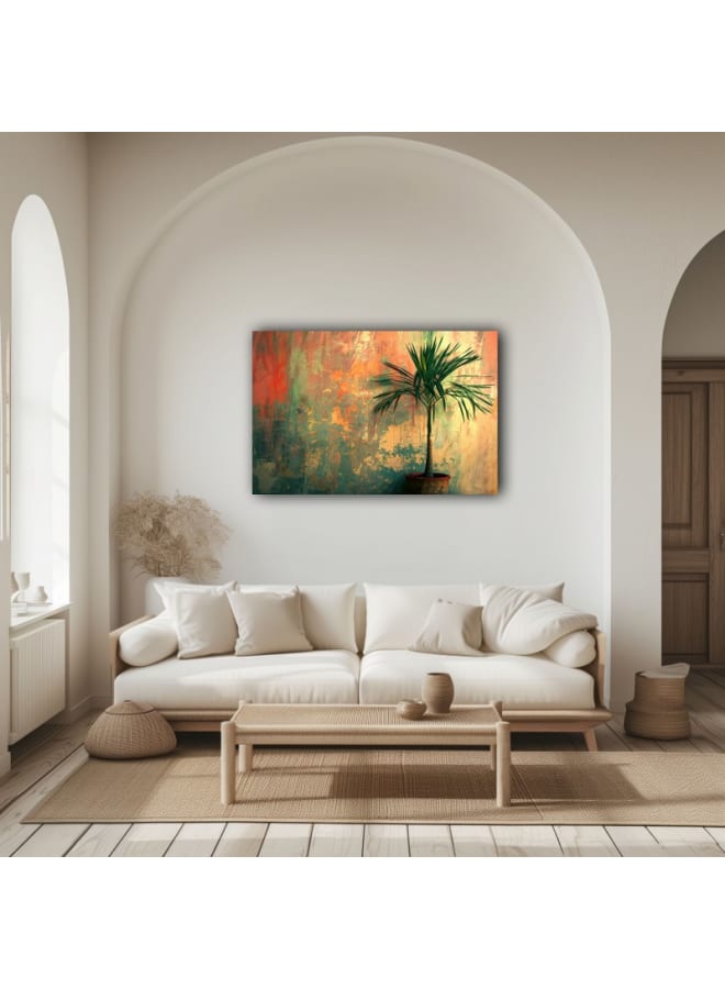 Home Gallery Tropical Style Canvas Wall Art Print Colorful Paradise Tree Leaves - Image 3