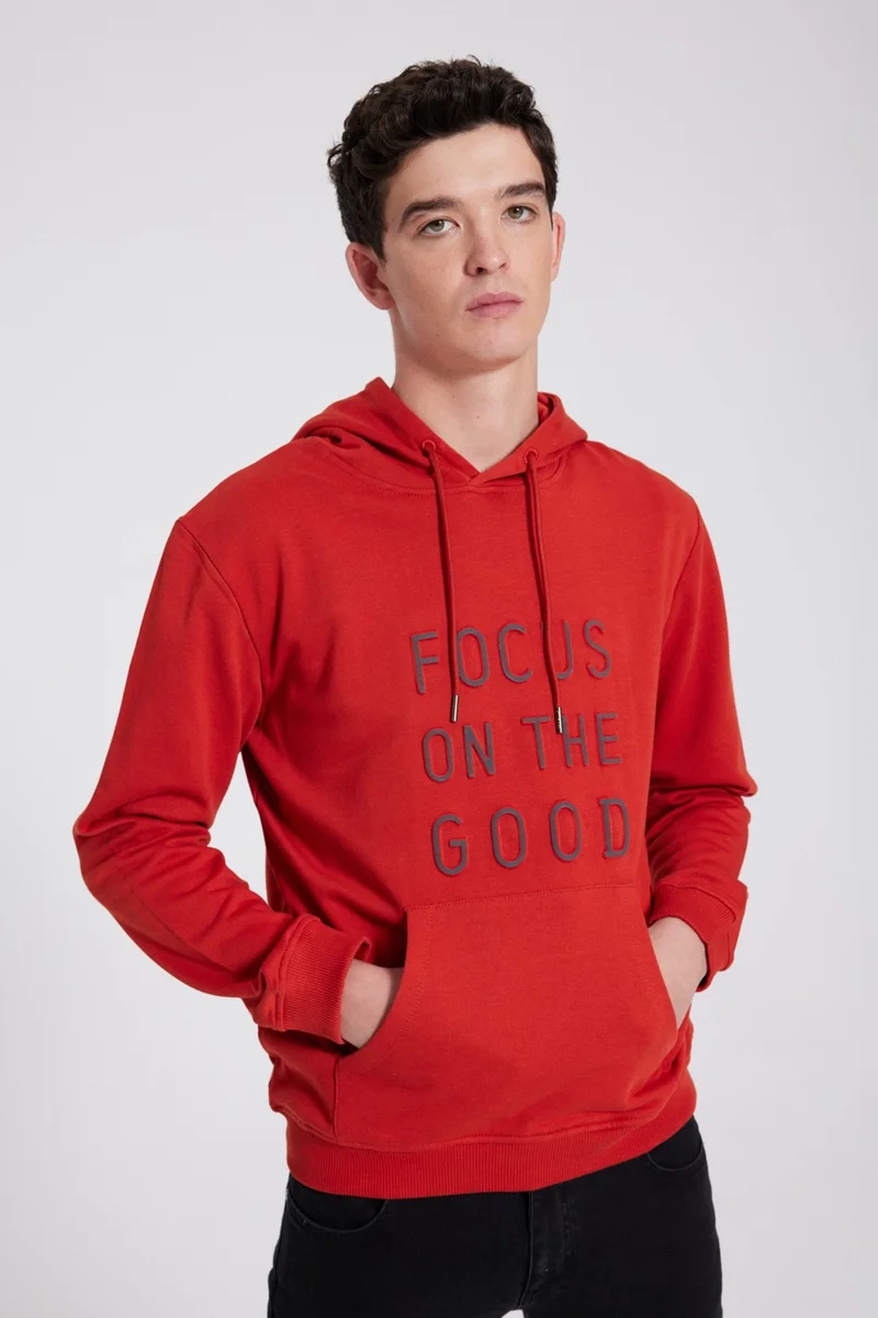 D'S DAMAT Ds Damat Slim Fit Brick Sweatshirt