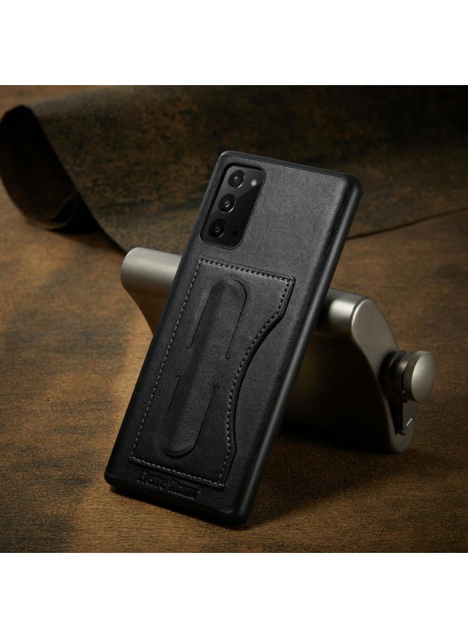 S-TOP Case For Samsung Galaxy Note20 Ultra Fierre Shann Full Coverage Protective Leather Case with Holder & Card Slot - Image 2
