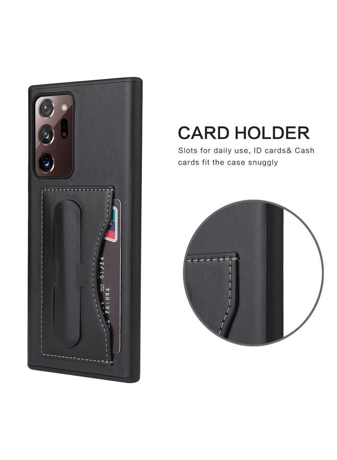 S-TOP Case For Samsung Galaxy Note20 Ultra Fierre Shann Full Coverage Protective Leather Case with Holder & Card Slot - Image 3