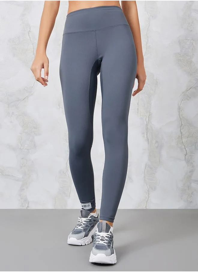 Styli Gymspire Edition - Label Broad Waist Full Length Leggings