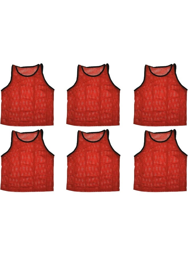 BlueDot Trading BlueDot Trading Youth Nylon Mesh Scrimmage Training Pinnie Vest for Team Practice  - Image 2