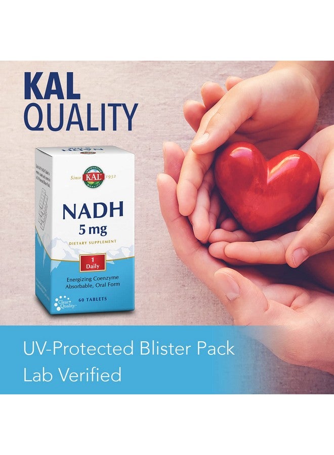 KAL NADH 5mg 60ct (60 Tablets, 60 Serv) - Image 4