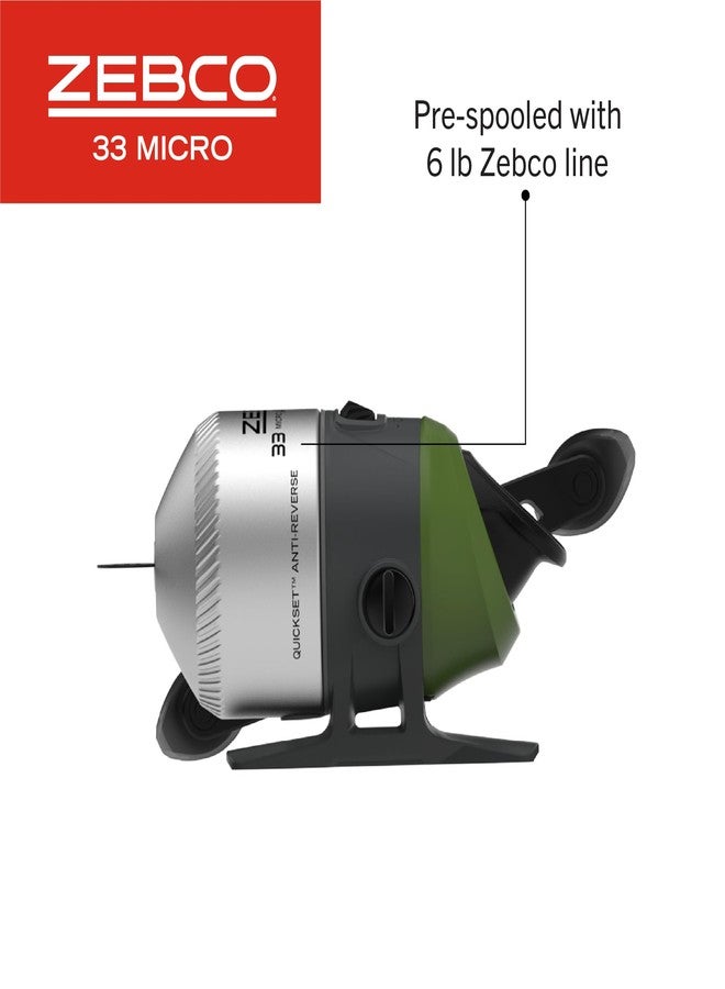 Zebco 33 Micro 36" Telescopic Spincast Adventure Combo - Image 5