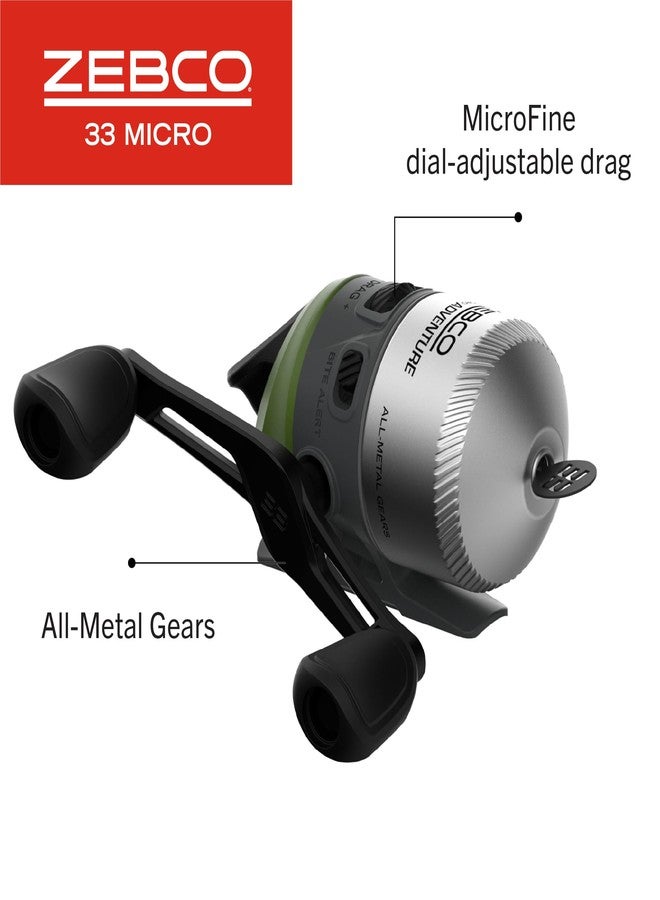 Zebco 33 Micro 36" Telescopic Spincast Adventure Combo - Image 4
