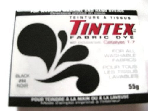 Lot of 1 Tintex Brand Black Fabric Dye 44