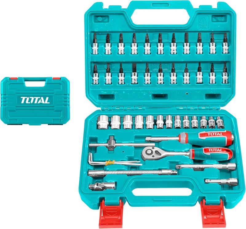 Total 46-Piece 1/4-Inch Socket Set - Image 1