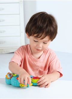 HOLA Hola 2-in-1 Musical Elephant Keyboard Interactive Baby Toy with 7 Play Activities, Light-Up Buttons, Piano, Nursery Rhymes, and Sensory Development Features for Motor and Cognitive Skills 6M+  - Image 2