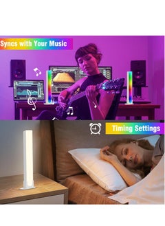 Excefore LED Gaming Light Bar(2PCS), Ambient Lighting for TV and Gaming, TV Backlight Gaming Lamp with APP Control/DIY/Timing/Music Sync, Smart RGB Flow Light Bar for TV, PC, Gaming, Car, Desk, Room  - Image 2