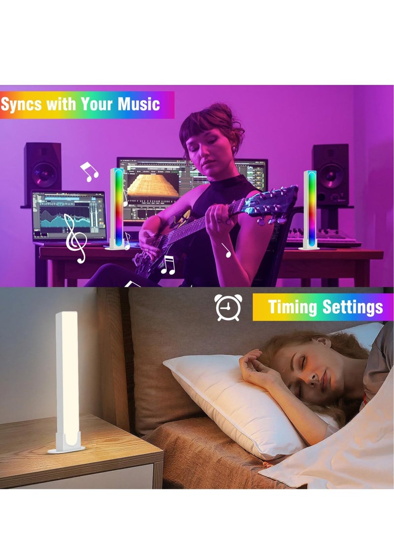 Excefore - LED Gaming Light Bar(2PCS), Ambient Lighting for TV and Gaming, TV Backlight Gaming Lamp with APP Control/DIY/Timing/Music Sync, Smart RGB Flow Light Bar for TV, PC, Gaming, Car, Desk, Room - Image 1