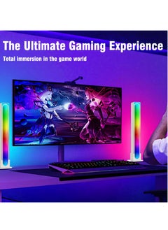 Excefore LED Gaming Light Bar(2PCS), Ambient Lighting for TV and Gaming, TV Backlight Gaming Lamp with APP Control/DIY/Timing/Music Sync, Smart RGB Flow Light Bar for TV, PC, Gaming, Car, Desk, Room  - Image 3