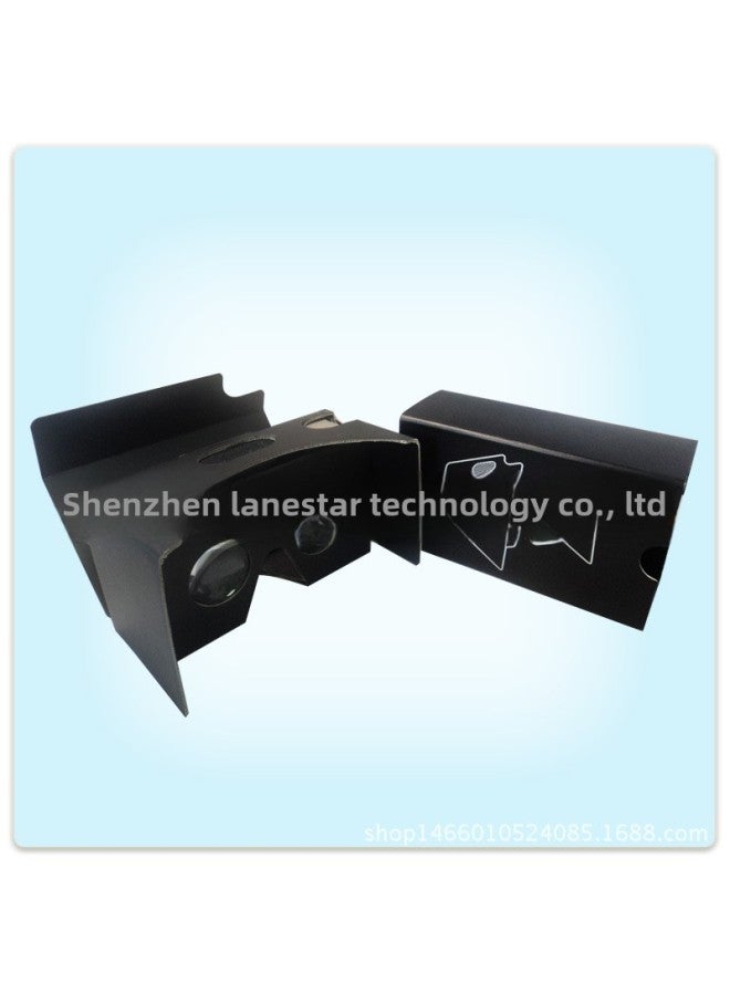 CardboardVR Glasses Google Glasses Second Generation Google Carton Digital Glasses-Color:Black - Image 1