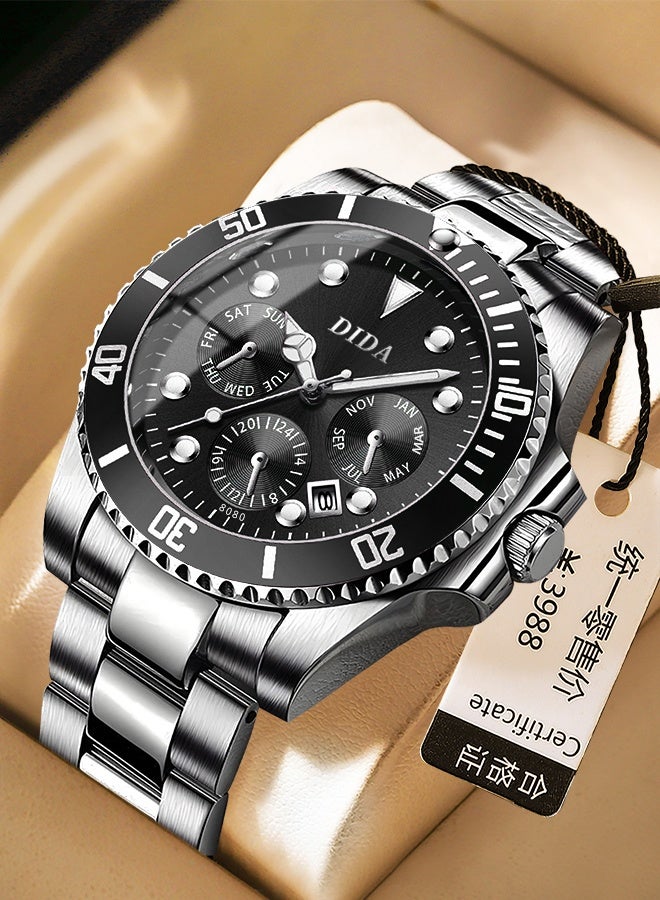 DIDA Men's Alloy Waterproof Fashion Wrist Watch 8080 -40mm - Image 2