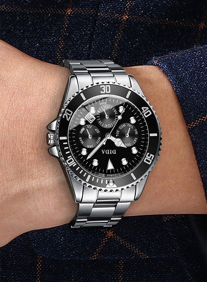 DIDA Men's Alloy Waterproof Fashion Wrist Watch 8080 -40mm - Image 3