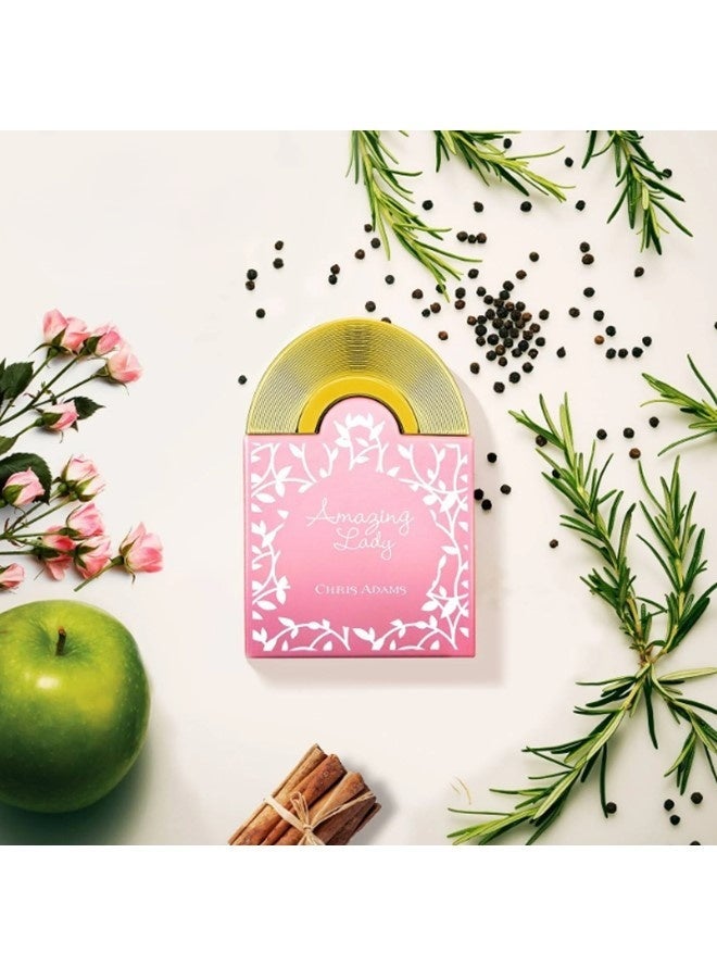 Chris Adams Amazing Lady Eau De Toilette 100ML – A Captivating Fragrance That Defines Grace, Confidence & Feminine Power - Image 5