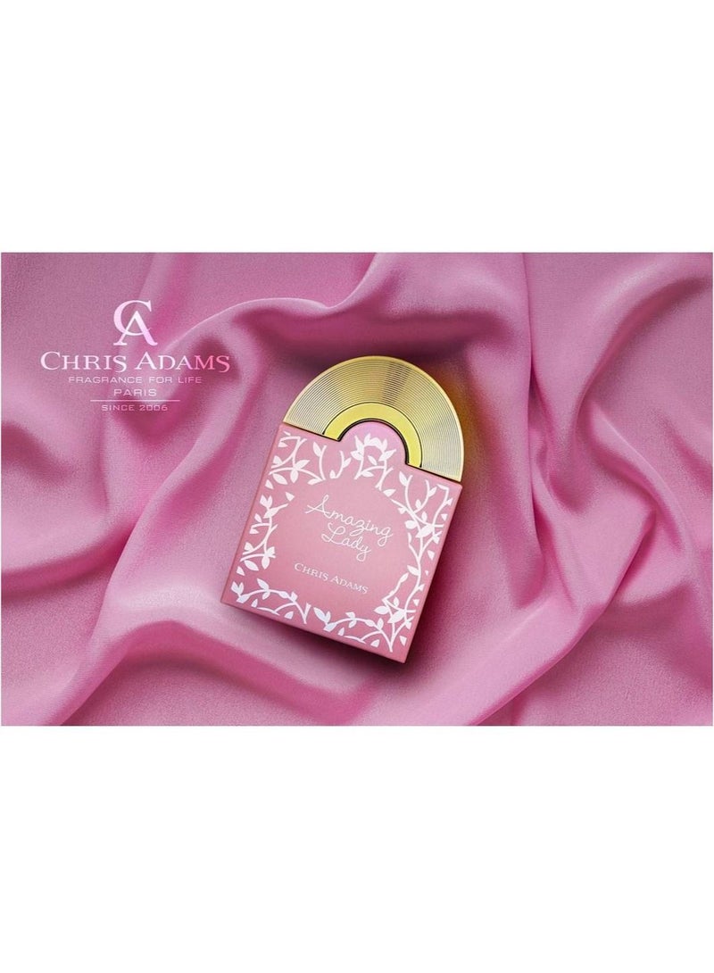 Chris Adams Amazing Lady Eau De Toilette 100ML – A Captivating Fragrance That Defines Grace, Confidence & Feminine Power - Image 4