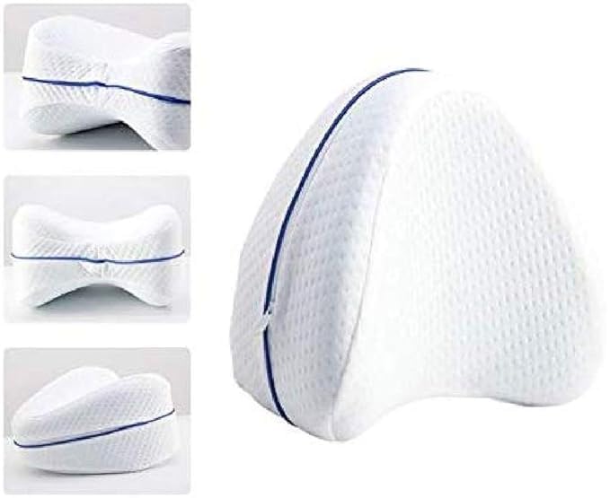 KACHKIT Sleeping Memory Foam Pillow Cushion Cotton Leg Pillow Back Hip Joint Knee Pain Relief Cushion Leg, (Pack of 1). - Image 1
