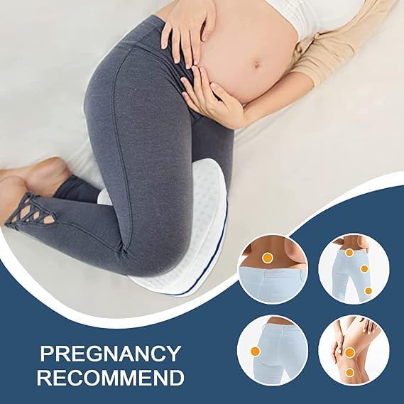 KACHKIT Sleeping Memory Foam Pillow Cushion Cotton Leg Pillow Back Hip Joint Knee Pain Relief Cushion Leg, (Pack of 1). - Image 5