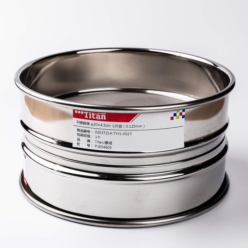 ADAMAS-BETA φ20×4.5cm 140 Mesh 304 Stainless Lab Sieves Economy Test Sieve 304 Stainless Steel Wire Cloth（0.105mm） - Image 5