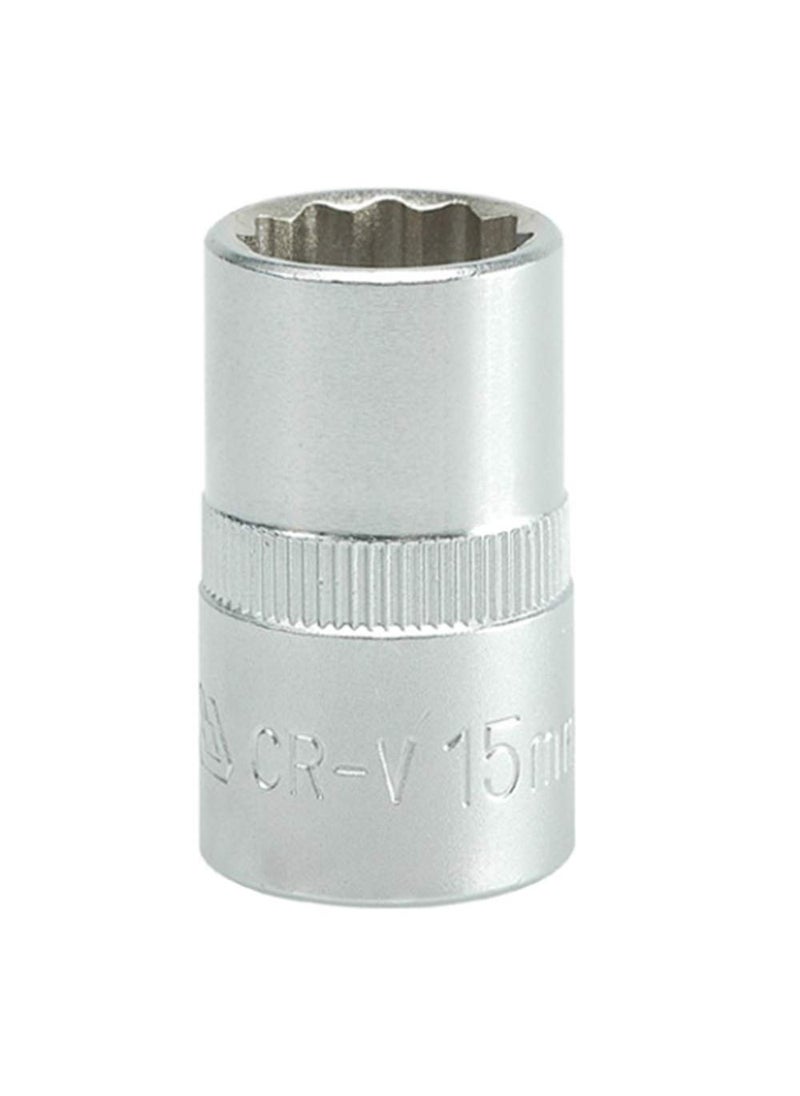 Yato Yato combo Set of 3 BiHexagonal Sockets YT127614mmYT127715mm YT127816mm with length of 38mm and 12 inch drive made of chromium VanadiumPack of 3  - Image 3