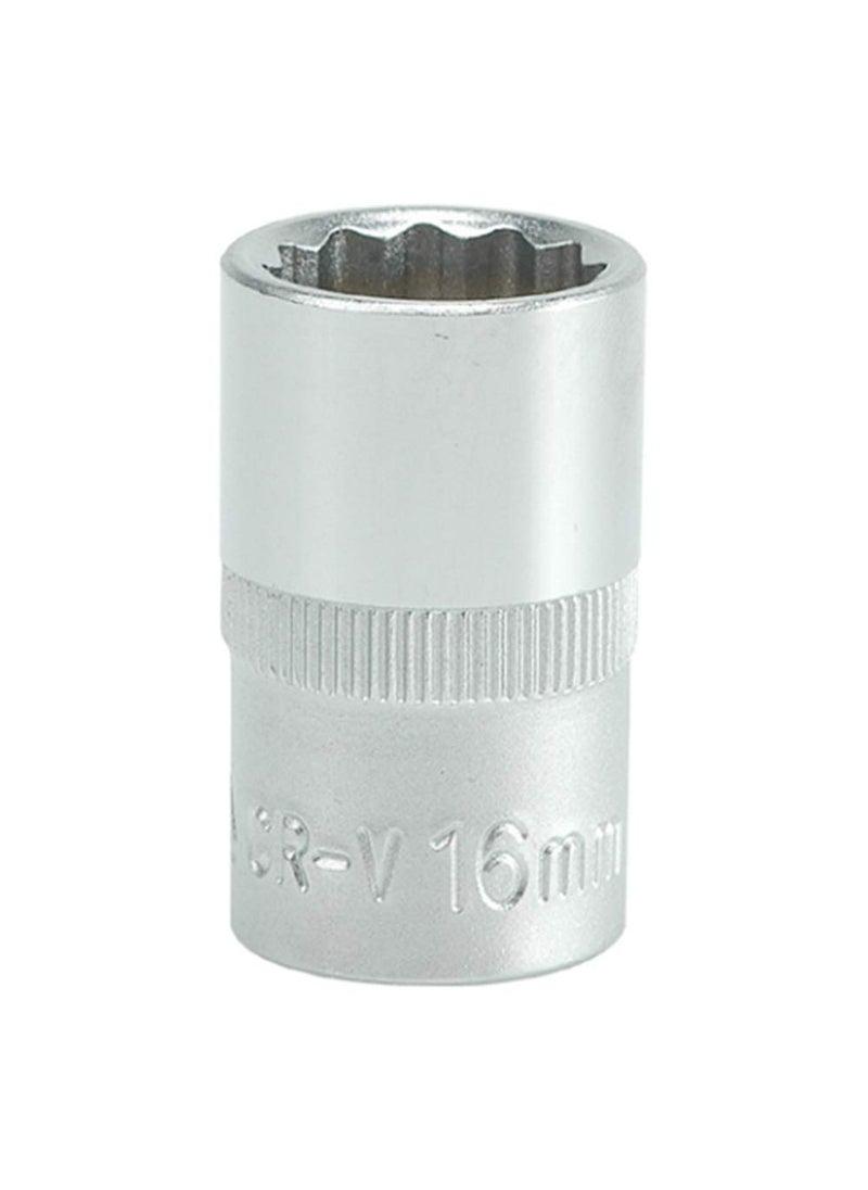 Yato Yato combo Set of 3 BiHexagonal Sockets YT127614mmYT127715mm YT127816mm with length of 38mm and 12 inch drive made of chromium VanadiumPack of 3  - Image 4