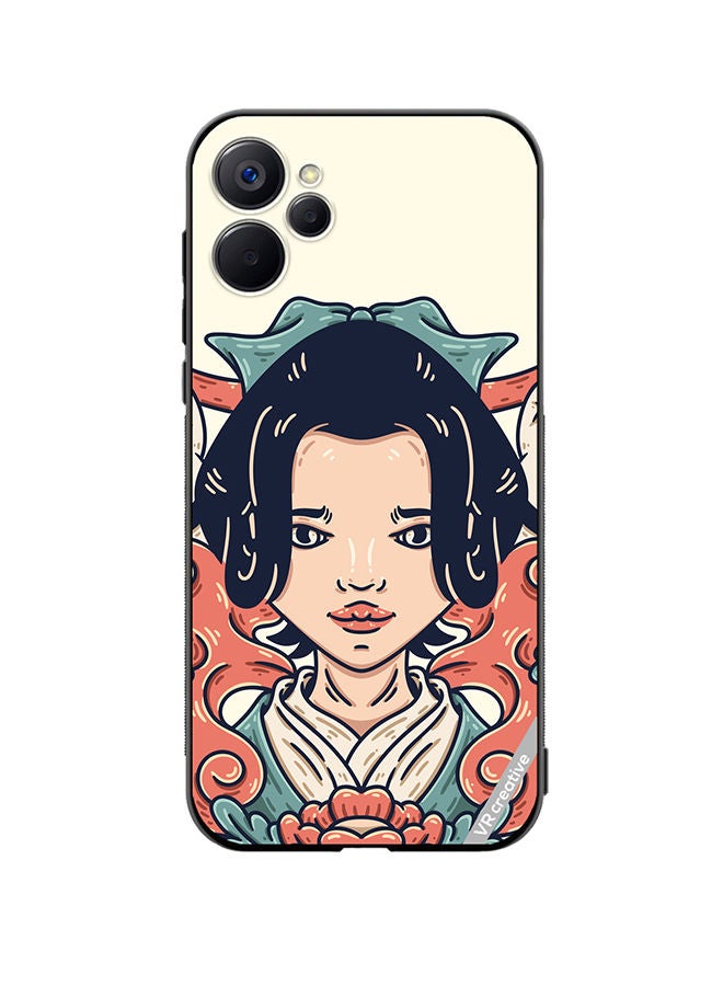 VR CREATIVE Protective Case Cover For Realme 9i 5G Geisha Design Multicolour - Image 1