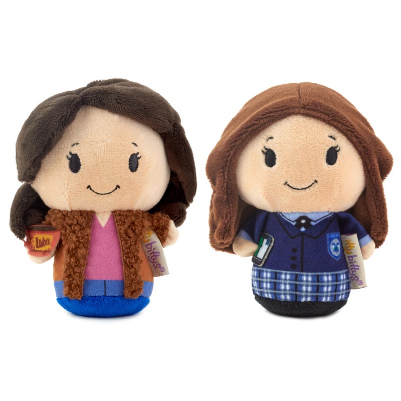 Hallmark itty Bitty Gilmore Girls Plush Toys Lorelai and Rory Set of 2 4 Mini Stuffed Animals Mom Gift for Mothers Day - Image 3