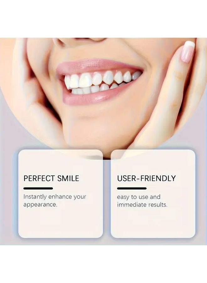 2 Sets Natural Color Comfortable Veneers Dental Accessories Confidence Smile Enhancement For Men Women Holiday Party Decorations Boxed - Image 2