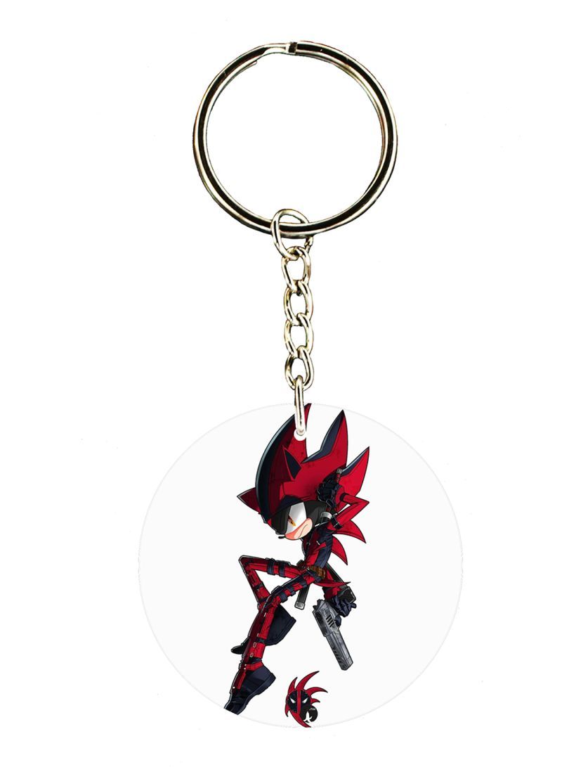 Sonic Double Side Printed Keychain