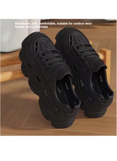 Men's and Women's Same Style Outdoor Hole Shoes Summer Thick Sole Water Shoes Leisure Sports Shoes Trekking Shoes, soft, can be worn outside, no smelly feet, 3.5cm thick sole, simple, fashionable, men's and women's same style, EVA material - black - pzsku/Z2DB674B9C36BAD39BA8DZ/45/_/1735883181/77bcb844-938d-4a2c-b283-5f13bed07592