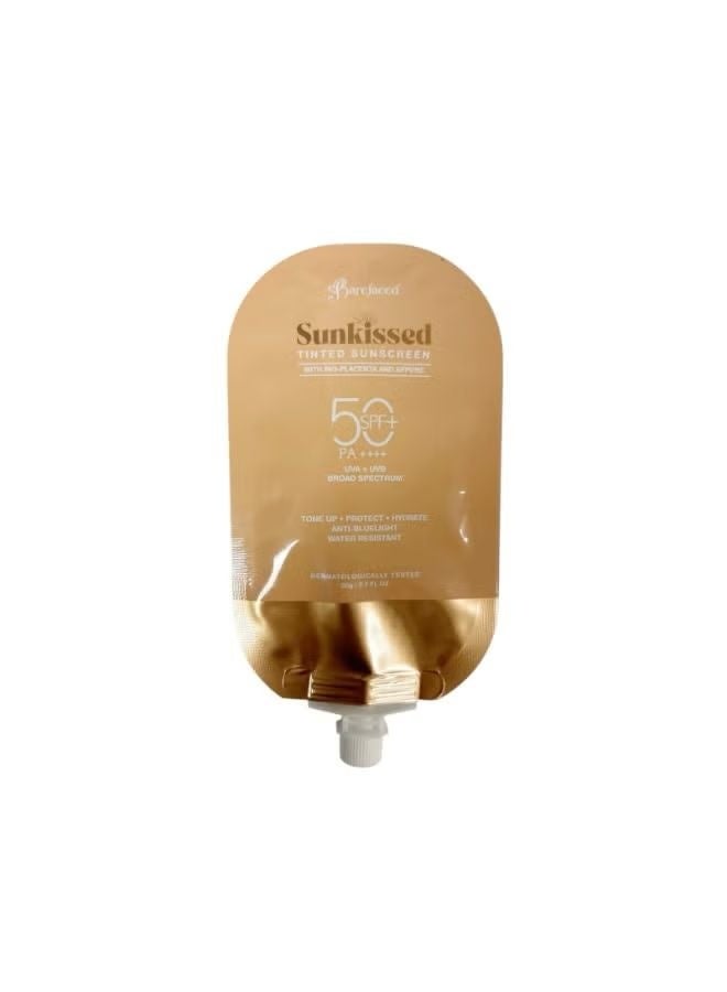 Sunkissed Tinted sunscreen with SPF and skin whitening properties