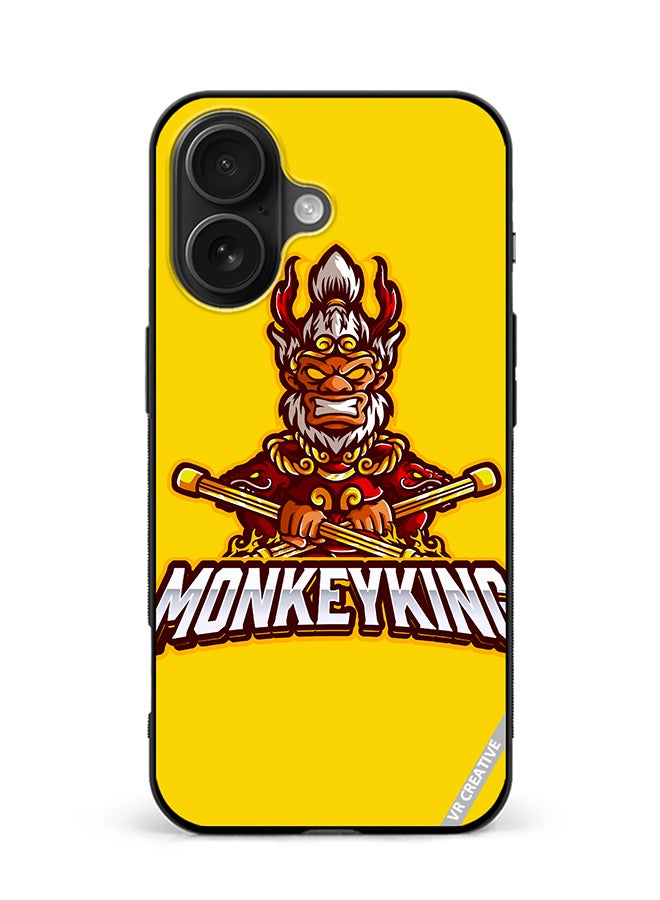 VR CREATIVE Protective Case Cover For Apple iPhone 16 Monkey King Design Multicolour
