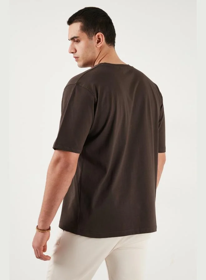 Buratti  Buratti Cotton Regular Fit Crew Neck T-Shirt Men's T-SHIRT 5904095 for Men | Best Price UAE