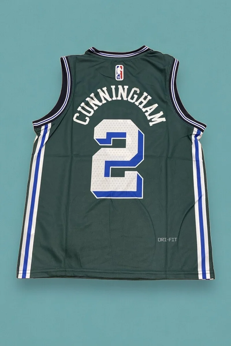 North Stand Detroit Pistons Cunningham NBA Basketball Jersey