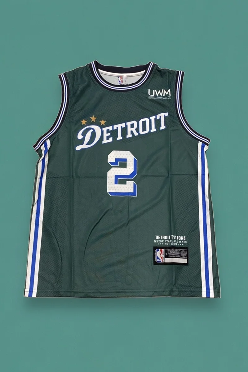 North Stand Detroit Pistons Cunningham NBA Basketball Jersey