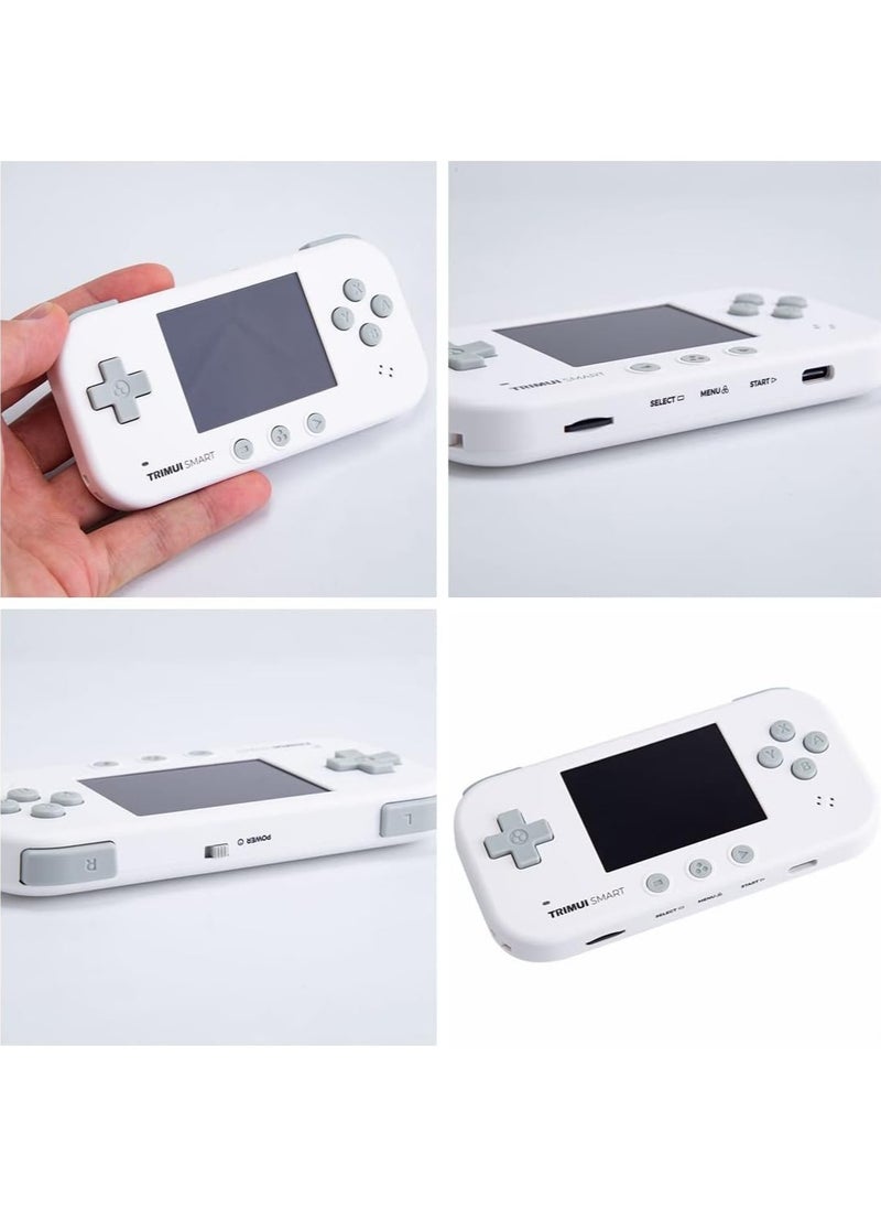 null - TRIMUI Smart Handheld Retro Game Console with Built-in 6575 Games Linux System 2.4-Inch, with 64G TF Car(White) - Image 1
