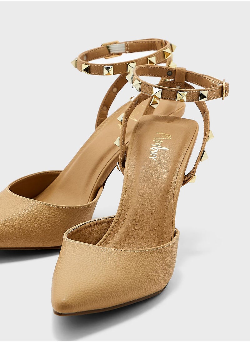 MENBUR - Pointed Toe High Heel Sandals - Image 1
