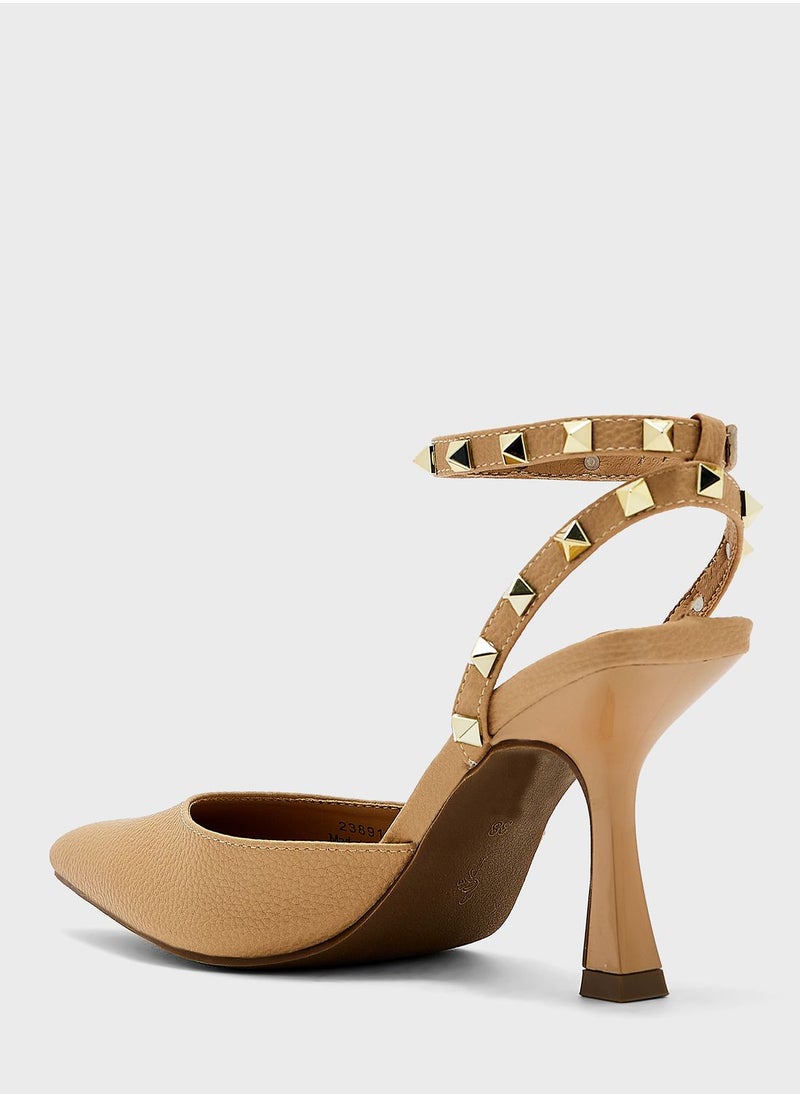 MENBUR - Pointed Toe High Heel Sandals - Image 1