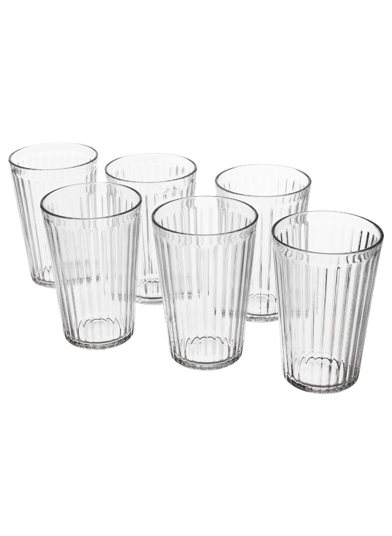 Elegant Clear Glass Tumbler 43 cl Ideal for Any Beverage
