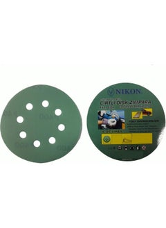 52036 Unbreakable Green Velcro Sander 125X80 Grit 8 Holes
