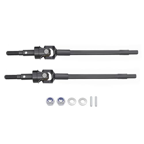 FACCNOY CNC Hard Steel Front CVD Drive Shaft for 110 Axial SCX10 I Straight Front Axle RC Crawler Car Replacement Upgrade Parts - Image 1