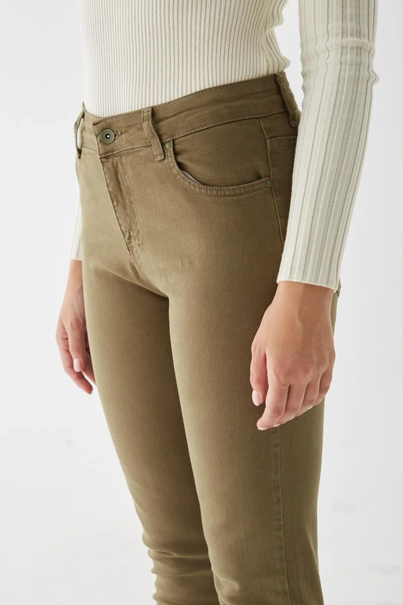 Fashion Friends Stretch Cotton Mom Fit High Waist Skinny Leg Jeans Women's Jeans 24K0534K1
