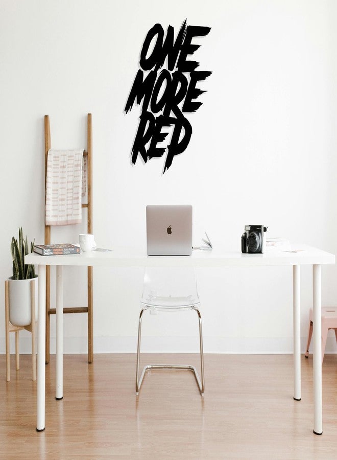 RESACO Motivational Metal Wall Art Home Gym Decor for Wall One More Rep Wall Decor Inspirational Quotes Signs for Office Living Room（ Black 10.2in x 15.4in ） - Image 3