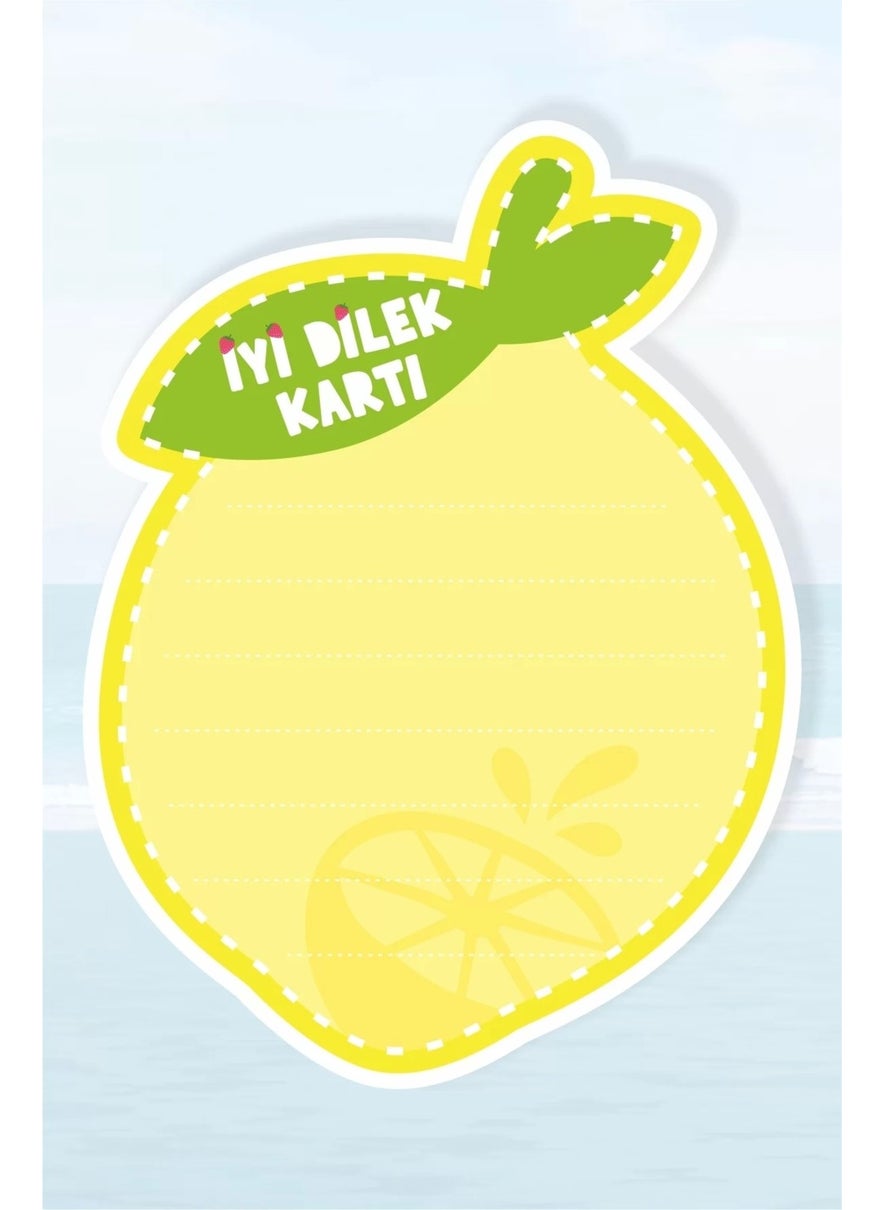 Neşeli Günlerim Summer Theme Wish Card 20pcs *thick paper 