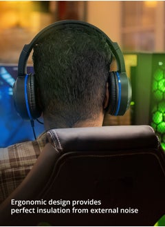 Seeken SEEKEN Annihilator Wired Gaming Headset - Blue | High-Resolution Audio | Long Battery Life | Premium Design | High-Quality.  - Image 3