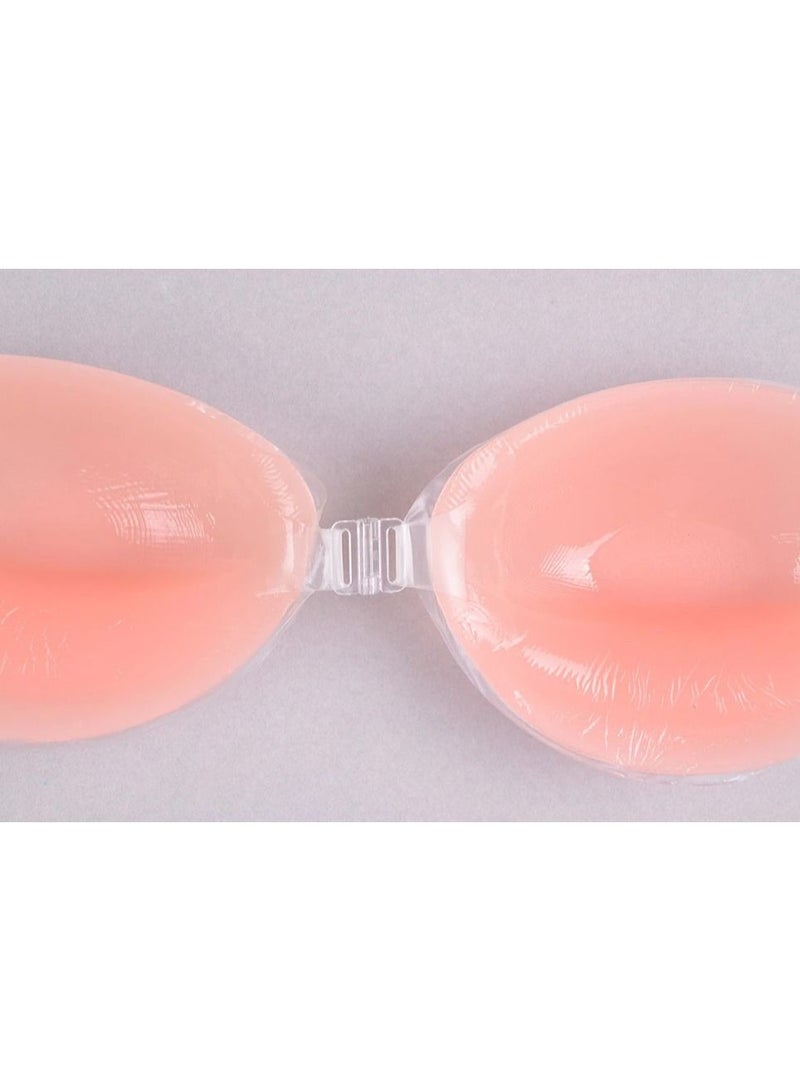 DubaiGallery Self-Adhesive Silicone Strapless Bra Skin Pink - Image 3