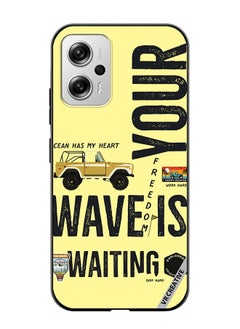 Protective Case Cover For Xiaomi Redmi Note 11T Pro Your Wave Is Waiting Design Multicolour