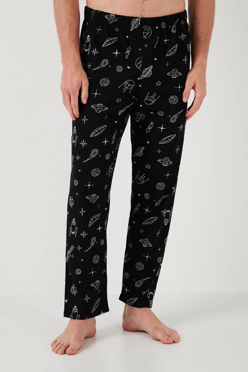 Buratti Cotton Regular Fit Short Sleeve Pajama Set Men's Pajama Set 6572011