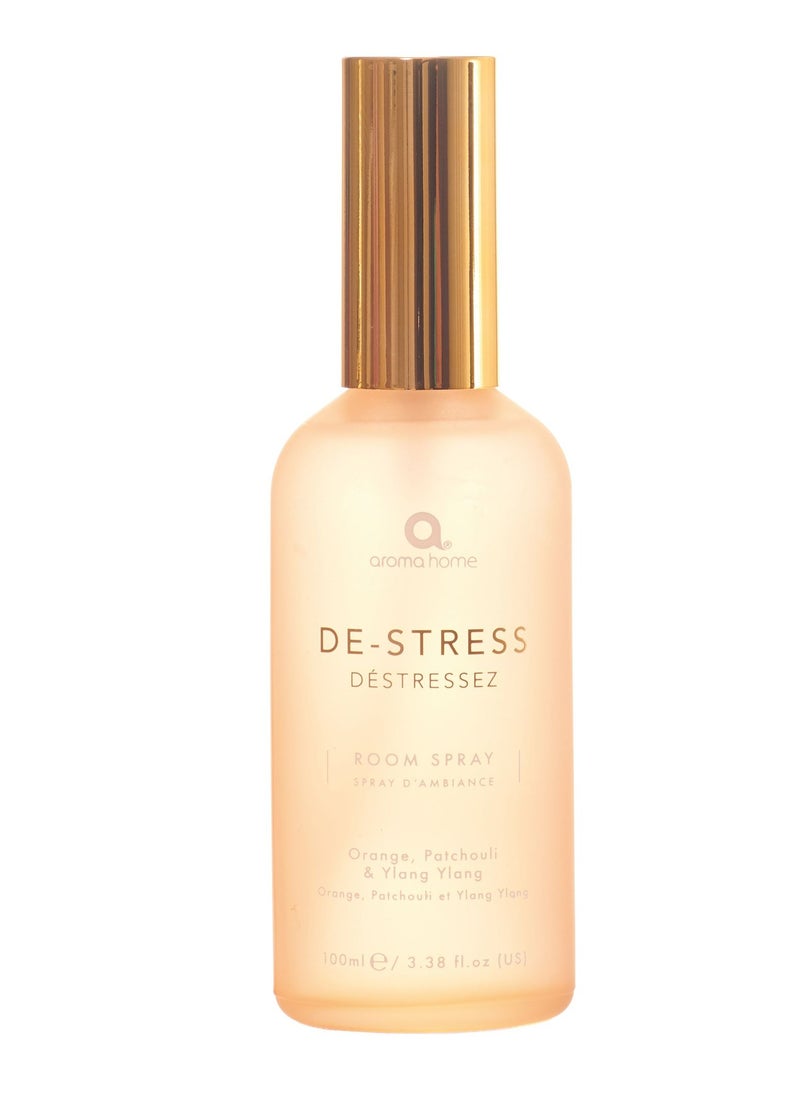 Aroma Home - De-Stress Room Spray - Orange, Patchouli and Ylang Ylang - Image 1
