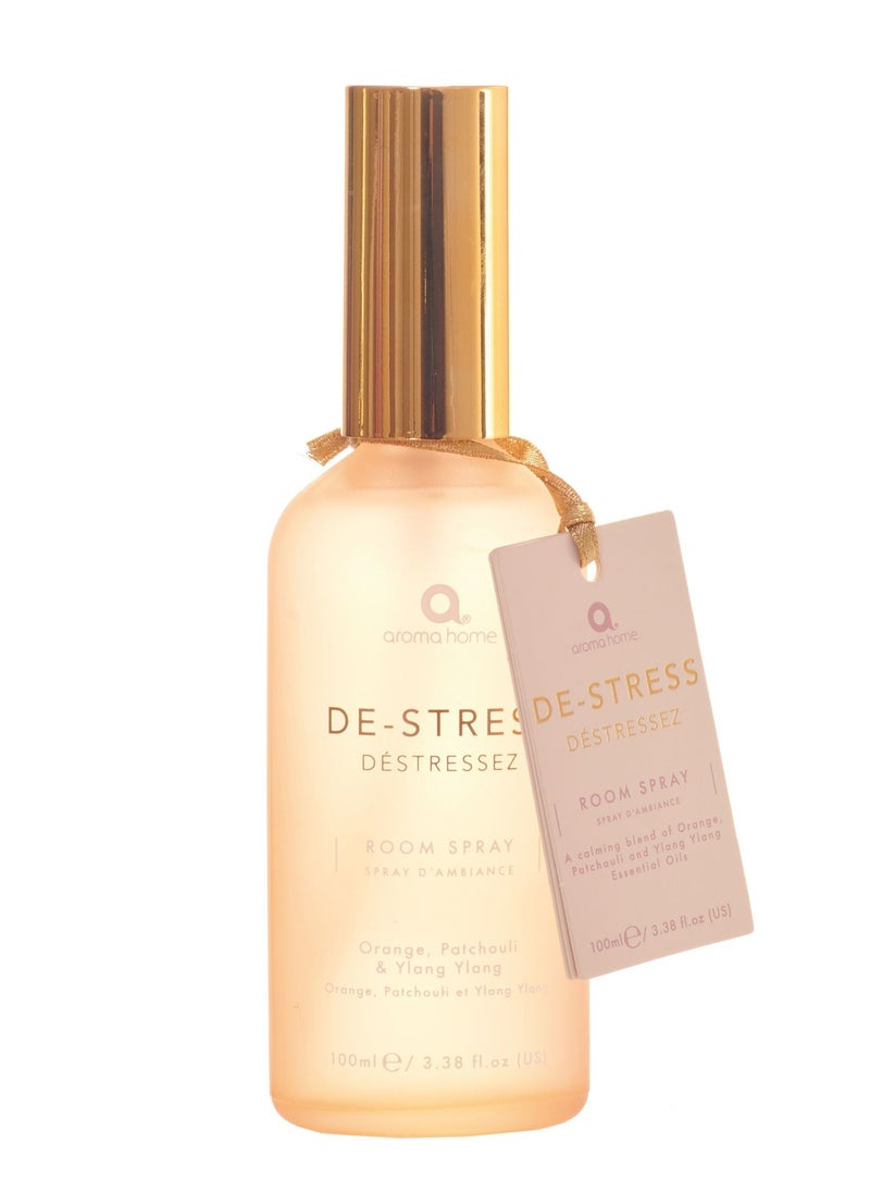 Aroma Home - De-Stress Room Spray - Orange, Patchouli and Ylang Ylang - Image 1